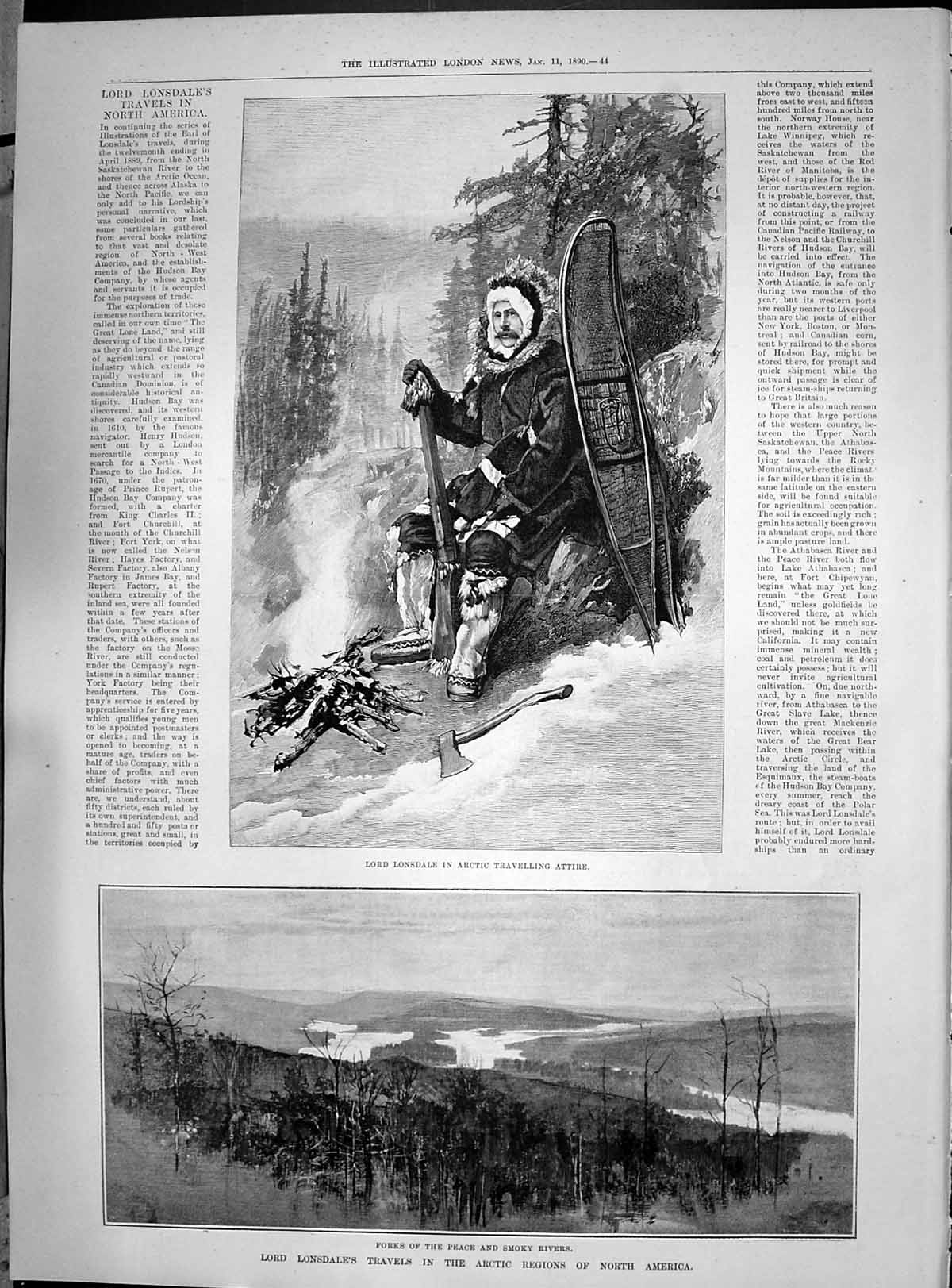 Old 1890 Lord Lonsdale Arctic Travelling Attire Smoky Rivers Oxford Y Victorian
