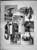 Old 1890 Influenza Marshall Admiral Sulivan General Viscount Templeto Victorian