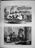 Old Print 1890 Portugal Seizure Delagoa Bay Railway Station Tronk Prison 19th