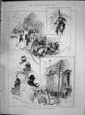 Old 1890 New York America Snow Niti Field Force Thibetan Frontier Bam Victorian