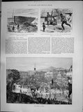 Old Print 1890 Carnival Nice Portuguese Black Siers Chilvane Alfred Garr 19th