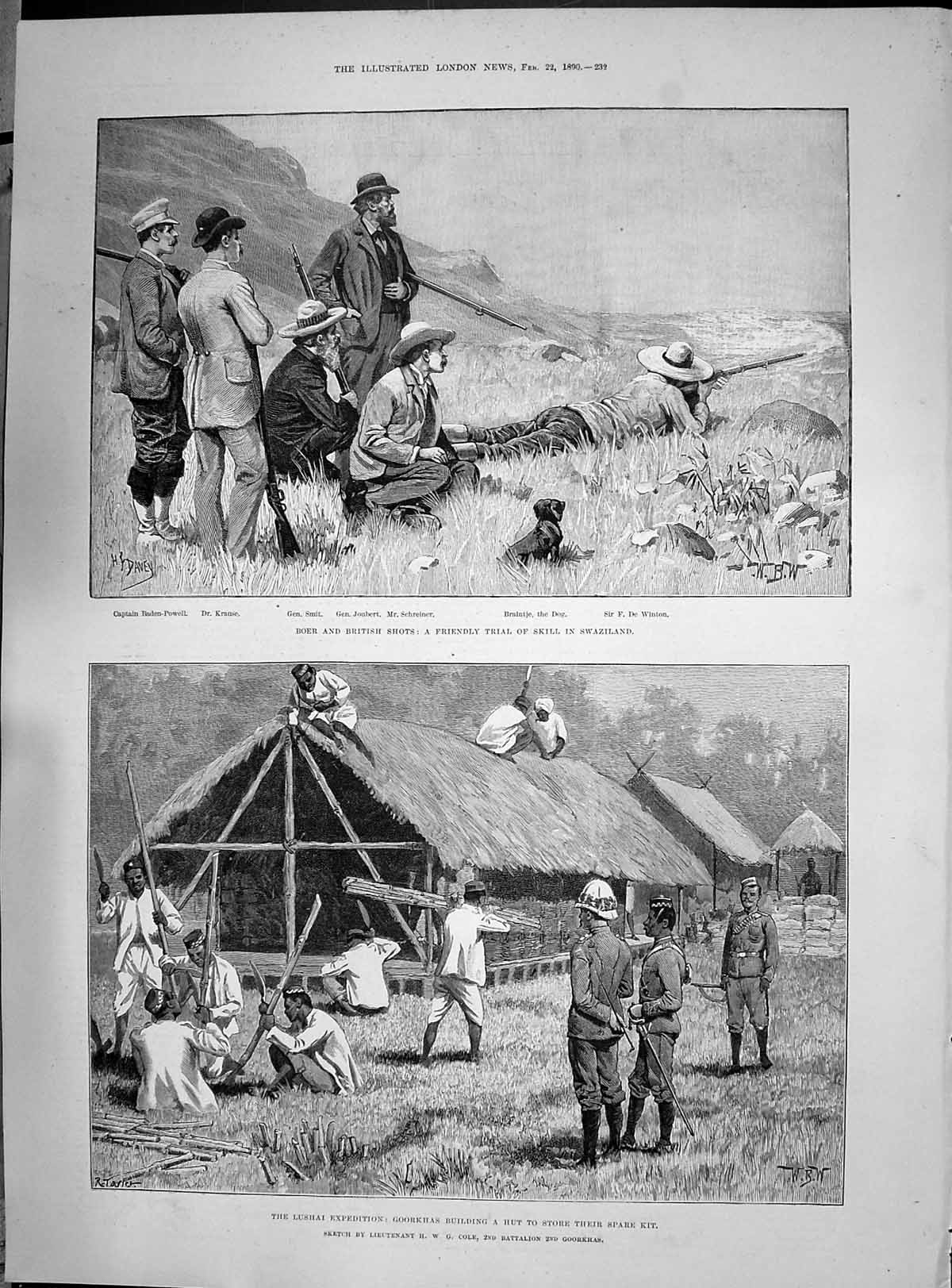 Old 1890 Lushai Goorkhas Swaziland Smit Schreiner Krause Winton Lamin Victorian