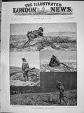 Old 1890 Antelope Hunting Nevada North America Broncho Prairie Horse Victorian