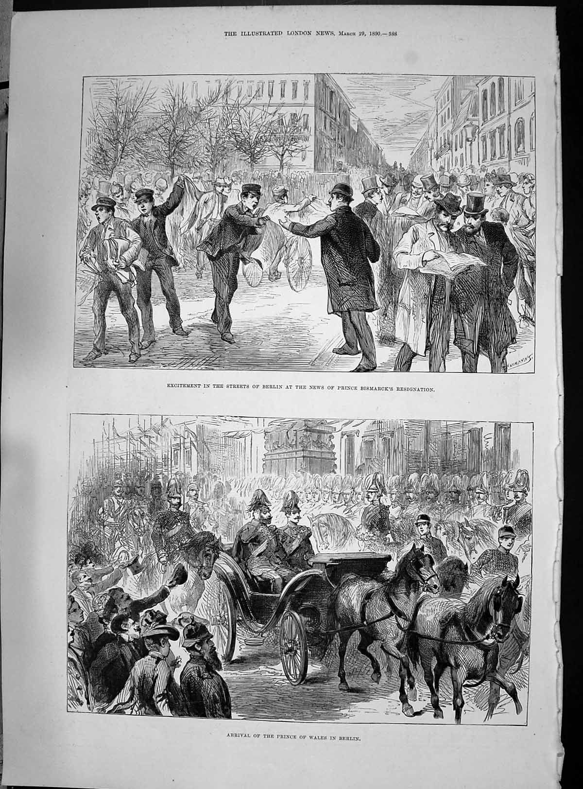 Old 1890 Prince Wales Berlin Germany Bismarck University Boat Race Ly Victorian