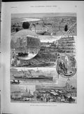 Antique Print 1890 Siberia GMines Yeniseisk Krasnoiarsk Market Lorillard Br
