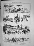 Old 1890 Manoeuvres Army Corps Wolmer Hampshire Dowager Ely Rev. Dr. Victorian