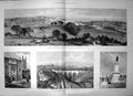 Old 1890 Royal Agricultural Meeting Plymouth Show Yard Armada Monumen 19th