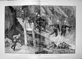 Old 1890 Military Tournament Mountain Battery Spar-Bridge Crossing Mo 19th