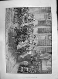 Old 1890 Anniversary Prussian Gardes Du Corps Reiterfeste Riding Scho Victorian