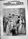 Old 1890 Grand Fete Francaise Masque Des Fleurs Princes Hall Piccadil Victorian
