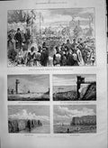 Old 1890 Vauxhall Park Lambeth Heligoland Lighthouse Samson Mayor Mus Victorian