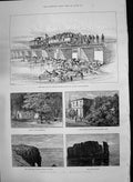 Old Railway Engine Vaal River Africa 1890 Heligoland Oberland Yunk Ga Victorian