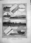 Old 1890 River Niger Africa Utshi Akassa Igurra Canoe Lokoja Bird Roc Victorian
