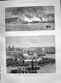 Old 1890 Tower Bridge Works London Fire Hammerfest Norway Rock Dumbar Victorian