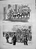 Old Print 1890 Dockers Strike Riots Southampton Sprow Siers Canon Scanne 19th