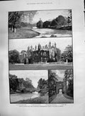 Old Glanusk Park Crickhowell Brecknockshire Duke Clarence River Usk T