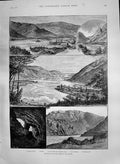 Old 1890 Iron Gates Danube Harbour Orsova Mount Arion Cave Dubova Kas Victorian