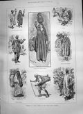 Old 1890 Cairo Cruise Steam-Yacht Victoria Fellah Peasant Water-Carri Victorian