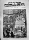 Antique Print 1890 Inauguration Mausoleum Emperor Frederick Potsdam Overend