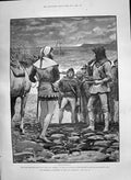 Antique Print 1890 Adventures Phra Phoenician Weather-Beaten Sea Travellers