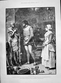 Antique Print 1890 Story Illustration Wonderful Adventures Phra Phoenician 19th