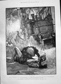 Antique Print 1890 Illustration Story Wonderful Adventures Phra Phoenician 19th