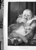 Old 1890 Colour Portrait Home Ruler Beautiful Baby Hand Rattle Carrie 19th