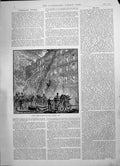 Old 1891 Tobogganing Surrey Winter Snow Fun Frederick Horniman Musuem Victorian