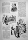 Old 1891 Hercules Robinson Dinner Poor Children Brighton Lord Wenlock Victorian