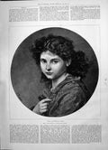 Antique Old Print 1891 Nina Alexander William Kinglake Author Invasion Crimea