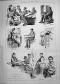 Old 1891 Salvation Army Westminster Shelter London Cobbler Hair Cutti Victorian