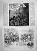Old 1891 Opera Ivanhoe Storming Torquilstone Castle Dean Plumptre Jus Victorian