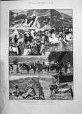 Old 1891 Quicksilver Mining Mexico Guadalcazar Porphyry Indians Theat Victorian
