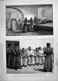 Old 1891 Criminal Prison Yeniseisk Police Court Prisoners Siberia Col Victorian
