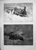 Old 1891 Flying Dutchman Train Camborne Cornwall Ship Channel Dover P Victorian