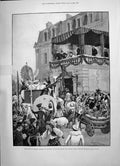 Old 1891 Queen Grasse Battle Flowers Hotel Princess Beatrice Howard E Victorian