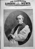 Old Antique Print 1891 Portrait Right Rev. Dr. Maclagan Archbishop York 19th