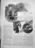 Old 1891 Story Illustration Interests Science Hypnotic Story Andrew L Victorian