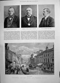 Old 1891 Doncaster Show Alderman Clark Stockil Sugden Town Clerk Geor Victorian