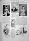 Old 1891 Handel Church Edgware Nordica Manns Macintyre Organ Ponsonby Victorian