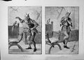 Antique Print 1891 Jester Bird Fool Folly Dadd O'Gorman Mahon Irish Gentry 19th