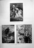 Old 1891 Art Pictures Donquixote Niece Housekeeper Toy Shop Window Pi Victorian