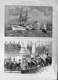 Old 1891 Wales Prince German Emperor Port Victoria Imperial Yacht Pri Victorian