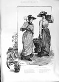Old 1891 Market Gardeners Fin De Siecle Women Austen Henry Layard Bus Victorian