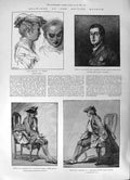 Old 1891 Drawings British Museum Duke Wellington Gentleman Seated Luc Victorian