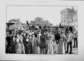 Old 1891 Windsor Castle East Terrace Sunday Afternoon Wilson DrawingVictorian