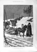 Old 1891 Great Post Road Siberia Tea Caravan Julius Price Horses House I 19th