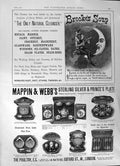 Old 1891 Brooke'S Soap Monkey Brand Mappin Webb Sterling Silver Plate Victorian