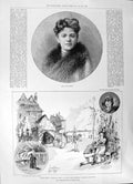 Old 1891 Rehan Sailors Knot Scene Drury Theatre Praeger Yeatman Ormer Victorian