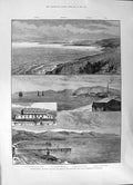 Old 1891 Chile Revolution Coronelview Railway Royal Navy Exhibition S Victorian